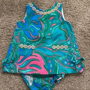 Lilly Pulitzer 6-12 mos shift set